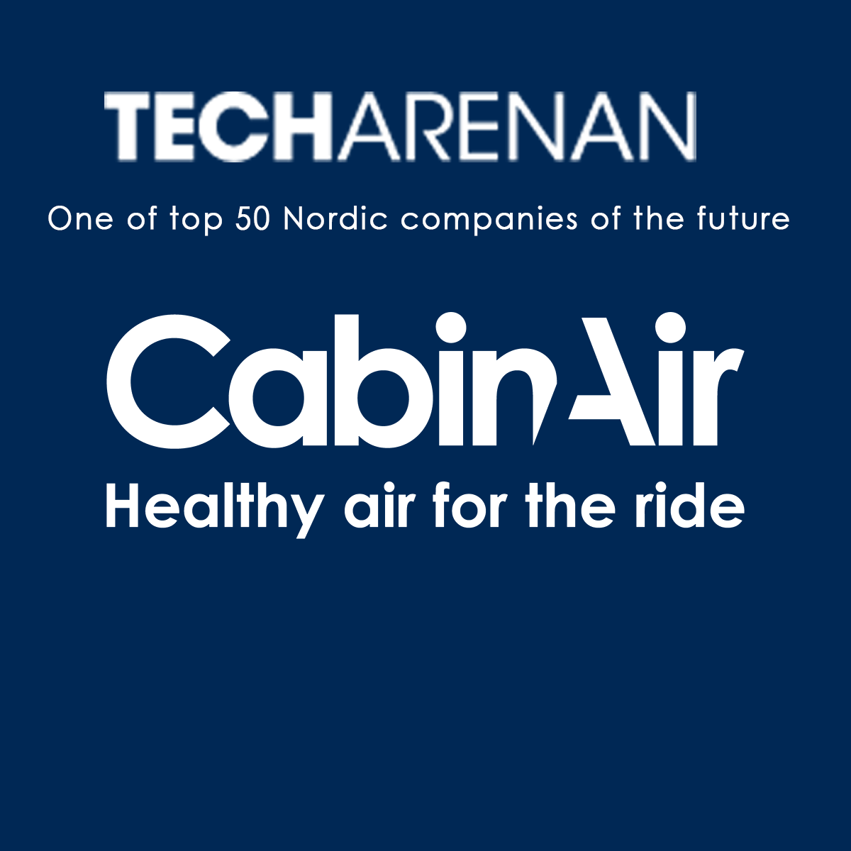 CabinAir named one of top 50  Nordic companies of the future